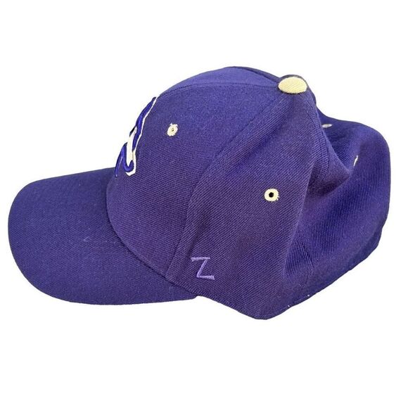 Washington Huskies‎ Fitted Zephyr Hat wool Blend Size 7 1/4 ncaa - Picture 2 of 5